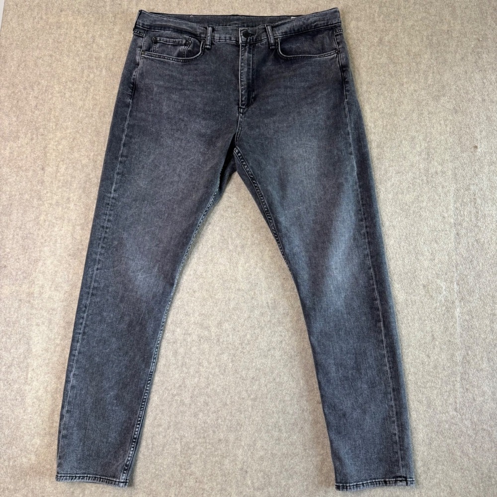 Rag & Bone Fit 1 Skinny Jeans Mens 38x32 Harley Grey Black MED22H1224C7HA Denim